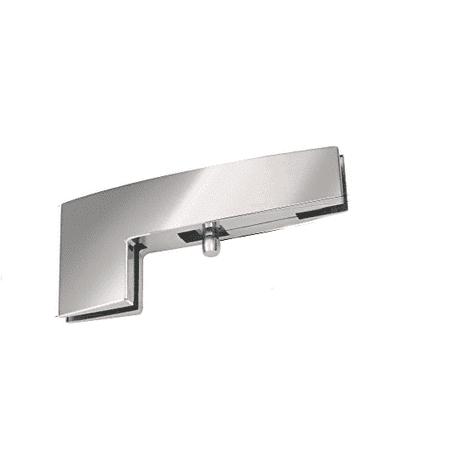 

CRL CPF40PS Polished Stainless Sidelite Mounted Transom Curved Patch