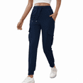thumbnail image 2 of SOMER Sweatpants Women High Waisted Cargo Pants Women Joggers Lightweight Comfy Hiking Drawstring Workout Pants with Pockets, 2 of 7