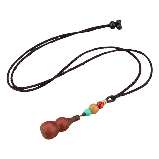 Collares largos suéter cadena ropa accesorios calabaza colgante collar para hombres Marrón jinwen Collar colgante