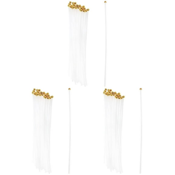 Set of 3 Handheld Flag Pole Flagpole for Solar Spot Lights Outdoor