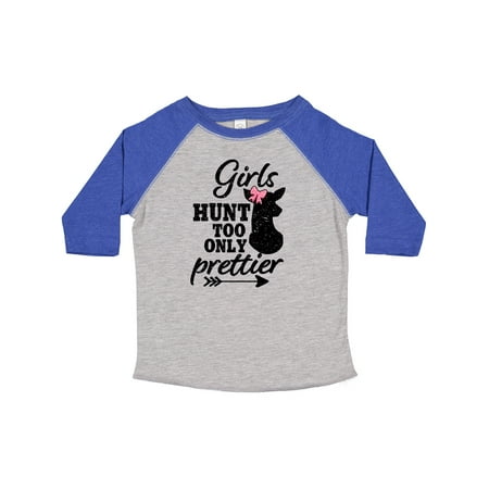 

Inktastic Hunting Girls Hunt Too Only Prettier with Doe and Arrow Gift Toddler Toddler Girl T-Shirt