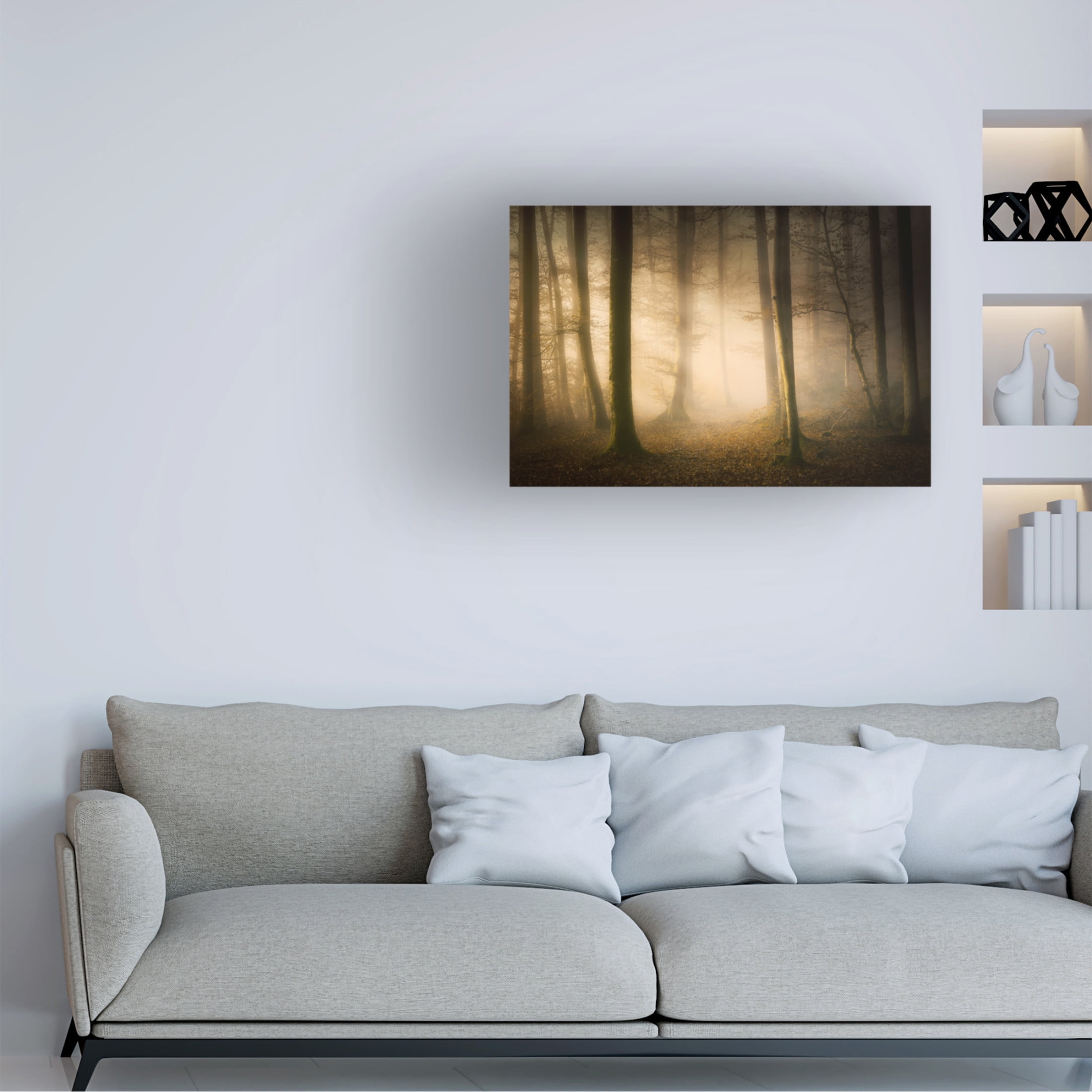 Canvas Wall Art - Norbert Maier 'November Whispers' Wall Art for Living Room, Bedroom, or Office Décor by Trademark Fine Art - 19 x 12 Inches