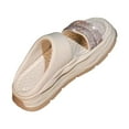thumbnail image 6 of Women Sandals Platform Lightweight House Slippers Floor Slides Shoes Pool Beach Sandals Flat Slippers for Traveling Bathroom Outdoor Camping 36, 6 of 8