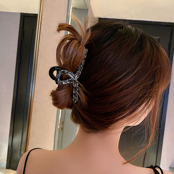 MERRYHAPY Rhinestone Hair Clip for Women, Hair Fixing Jaw Clip, Hair Accessories, 1 Pack