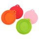 thumbnail image 5 of 4 tapas de silicona para latas de comida de mascotas, universales, reutilizables, para perros y gatos (color aleatorio), 5 of 5
