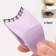 thumbnail image 2 of 2 Piezas de Herramienta para Aplicar Pestañas y Pinzas para Cejas - Aplicador de Pestañas Falsas de Doble Punta con Empuñadura Ergonómica, Plástico Duradero para Uso en Casa, Diseño Compacto, Acces..., 2 of 5