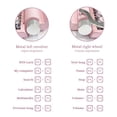thumbnail image 3 of Typewriter Keyboard,Round Keycaps/White Backlit/Compact 75% Layout Keyboard for Windows/Mac/PC/Laptop (Pink), 3 of 6