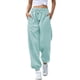 thumbnail image 1 of Pantalones de jogging con cordón para mujer: pantalones de chándal con cintura elástica y bolsillos, corte holgado informal para el día a día., 1 of 7