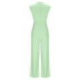 thumbnail image 5 of Tnhcen Women's Spring Autumn Jumpsuit Stretchy Straight Leg Office Wear Elegant Jumpsuit with Pockets Lightweight Career Chic for Women S-2XL, 5 of 5