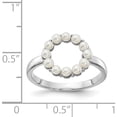 thumbnail image 5 of Sterling Silver Rhodium-Plated 2-2.5Mm Button Fwc Pearl Ringsize 6 (Width 0) (Length 0) - Jbsp, 5 of 5