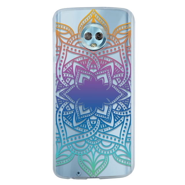 Funda para Moto G6 Plus InstaCase Mandalas Colores Uso Rudo Protector