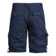 thumbnail image 5 of YLSDY Cargo Shorts for Men Elastic Waist 2025 Summer Casual Bermuda Shorts Drawstring Stretch Loose Shorts & Multi Pockets Navy L, 5 of 7