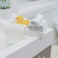 thumbnail image 4 of Comfy Cubs Organic Rayon Made from Bamboo Baby Washcloths, 6 Pack, Ultra-Soft Fabric (White), 4 of 7