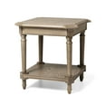 thumbnail image 1 of Maven Lane Pullman Traditional Square Wooden Side Table in Antiqued Grey Finish, 1 of 6