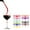 Logo tape, variant on Efficient Silicone Wine Glass Identifiers Dishwasher Safe Cup Markers For Event