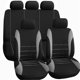 thumbnail image 1 of 9pcs Funda de Asiento Respaldo Reposacabezas Proteger para Coche Universal Sharpla  Cubierta del asiento del asiento del coche, 1 of 8