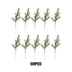 thumbnail image 3 of Matsuzay 60x Verde Durabilidad de larga duración Elegantes plantas verdes falsas con púas de pino Plástico fácil de cuidar Kits de decoración para fiestas, 3 of 6