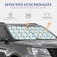 thumbnail image 4 of Balery 2 Piece Turtle Car Windshield Sun Shade|Foldable Front Windshield Shade for Car Front Window for Most Sedans SUV Truck-, 4 of 7