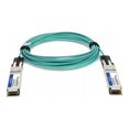 thumbnail image 1 of AddOn - Câble d'Attache Directe 40GBase - Conforme TAA - QSFP+ à QSFP+ - 1 m - Fibre Optique - Actif, 1 of 2