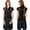 Black, variant on DOVACKA Art Aprons for Men Women Painting Pottery Baking, H Back Straps Waterdrop Kitchen Chef Cooking Apron with Pockets