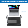 thumbnail image 6 of Mount-It! Height Adjustable Laptop Stand | Lightweight Vented Laptop Table, 6 of 11