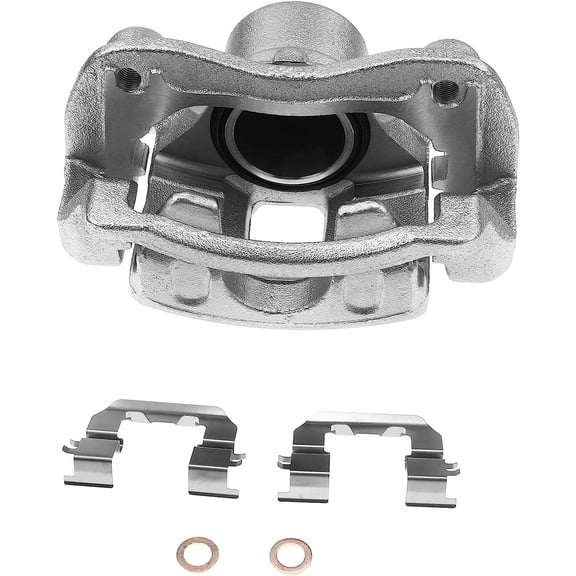 A-Premium Disc Brake Caliper Assembly with Bracket Compatible with Select Hyundai Models - Elantra 2017 2018 2019 2020, L4 2.0L/L4 1.4L - Front Left Driver Side