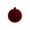Deep Red, variant on My Texas House 10-Count Red Velvet-Feel Ball Christmas Ornaments, 4.5"