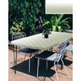 thumbnail image 3 of Sage Green Moroccan Rectangle Tablecloth, Waterproof Elastic Fitted Table Covers for 4 Foot Tables, 24x50inch Decorative Tablecloths for Picnic, Indoor, Outdoor, Abstract Stripes Ombre Modern, 3 of 6