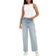 thumbnail image 2 of Camisetas sin mangas de cuello redondo acanaladas para mujer ATHLECHIC, color blanco, 2 of 5