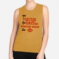 thumbnail image 2 of Saturdays in Bowling Green Women's Muscle Tank Large Antique Gold, 2 of 5