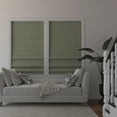 thumbnail image 2 of Sun Zero Pryer 1-Piece Textured 100% Blackout Cordless Roman Shade, 27"X64", Sage Green, 2 of 8