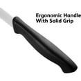 thumbnail image 3 of Humbee 8 Inch Cuisine Pro Serrated Bread Knife, Premium Stainless Steel Wave Edge Razor Sharp Blade Knife for Bread, Dishwasher Safe, NSF Certified, Black, 3 of 7