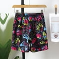 thumbnail image 7 of RMGVDSD Boys Swim Trunks Kids Swimming Shorts Fashion Print Hawaiian Casual Shorts Quick Dry Beach Pants Sport Shorts for 10-11 Years, 7 of 7