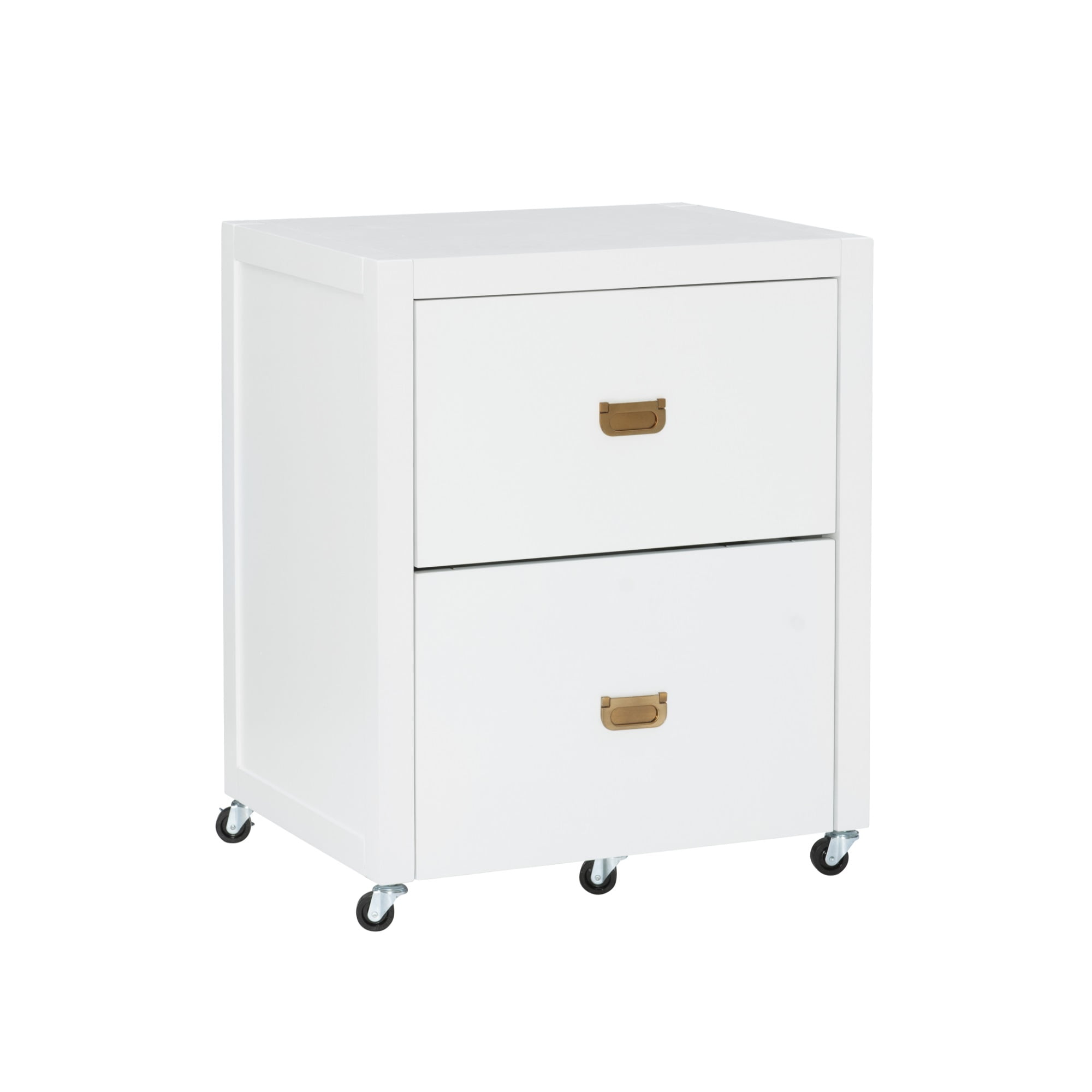 Linon Peggy 2Drawer File White