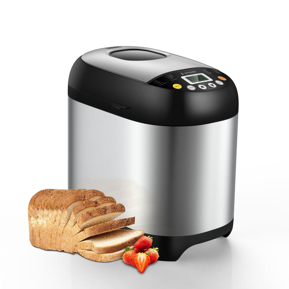 Sycees Bread Maker Machine, 2LB 19-in-1 Programmable Bread Making