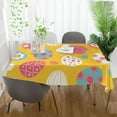 thumbnail image 5 of Coolnut Easter Eggs Rectangle Tablecloth Spill-Proof Polyester Table Cloth Table Cover for Kitchen Dining Picnic Holiday Party Decoration,60"x108", 5 of 7