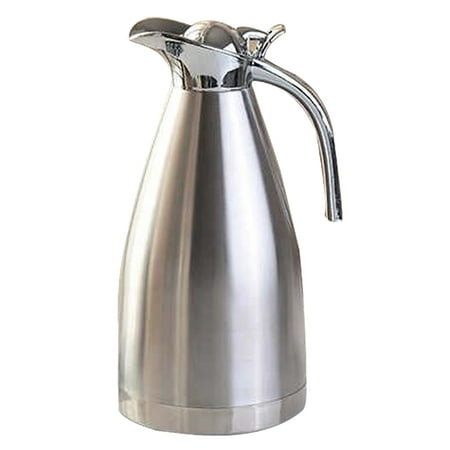 

Stainless Steel Thermo Jug Stainless Steel Vacuum Jug Household Warm Keeping Kettle (2L Silver)