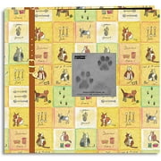Pet 12X12 Postbound Album With Photo Window, Cat