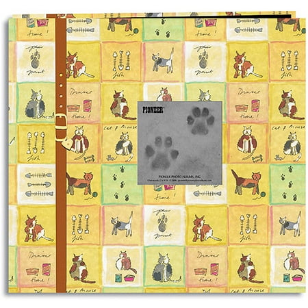 Pet 12X12 Postbound Album With Photo Window, Cat