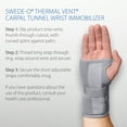 thumbnail image 5 of Swede-O Thermal Vent Carpal Tunnel Wrist Immobilizer Brace, Left - XXLarge, 5 of 7