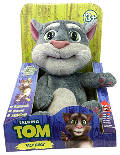 Interactive 10" Pulsh Talking Tom Toy Christmas Repeats What You Say Talk Voice 