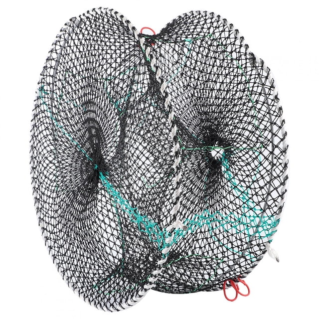 Spptty Portable Collapsible Crab Traps Foldable Crabbing Net for Lobster Shrimp Cast Mesh Fishing Accessories,Crab Net,Cast Net