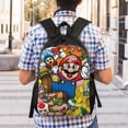 thumbnail image 5 of Super Mario Backpack, Large Capacity Travel Bookbag, Durable Water-Resistant Laptop Backpack For Work, College, And Daily Use, 16.1x11.8x6.5 Inch, 5 of 8