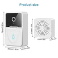 thumbnail image 2 of Smart Wireless Remote Video Doorbell, Smart Video Doorbell Home Intercom HD Night Vision WiFi Smart Auto Storage, 2 of 5