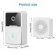 thumbnail image 2 of Smart Wireless Remote Video Doorbell, Smart Video Doorbell Home Intercom HD Night Vision WiFi Smart Auto Storage, 2 of 5