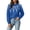 Blue, variant on SBYOJLPB Women's Christmas Sweater Tops Casual Round Neck Long Sleeved Pullover Top