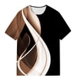 thumbnail image 5 of Men'S T-Shirt Short Sleeve Printed Summer Round Neck Top Trend Casual Sweatshirt L, 5 of 5