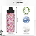 thumbnail image 3 of Yiaed Strawberry Popsicle Print Sports Insulated Kettle Bottle Reusable Stainless Steel Insulated Cup, Outdoor Portable Casual Stainless Steel Insulation Cup, 3 of 7