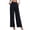 *Black, variant on Women's High Waisted Wide Leg Dress Pants , Breathable Pleated Work Slacks For Women , Ladies' Business Casual Trousers with Pockets,Black,S-2XL