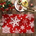 thumbnail image 6 of Snowflake Dish Drying Mat for Kitchen Counter 12x20 Inch Christmas Coffee Bar Mat Small Absorbent Holiday Dish Drainer Pad for Winter Kitchen Decor, 6 of 7